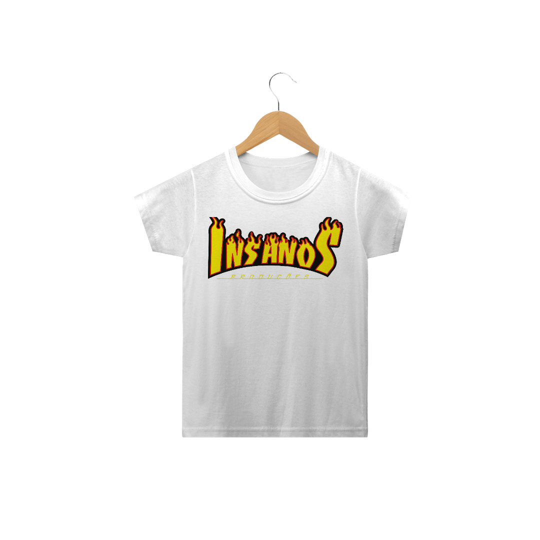 Nome do produto  Camiseta Infantil Insanos Produções
