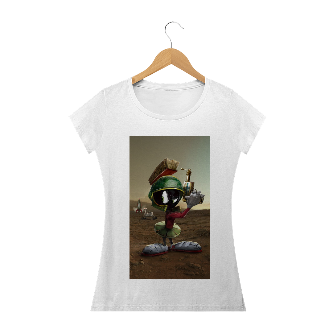 Nome do produto  Camiseta Feminina Looney Tunes; Marciano Baby Long