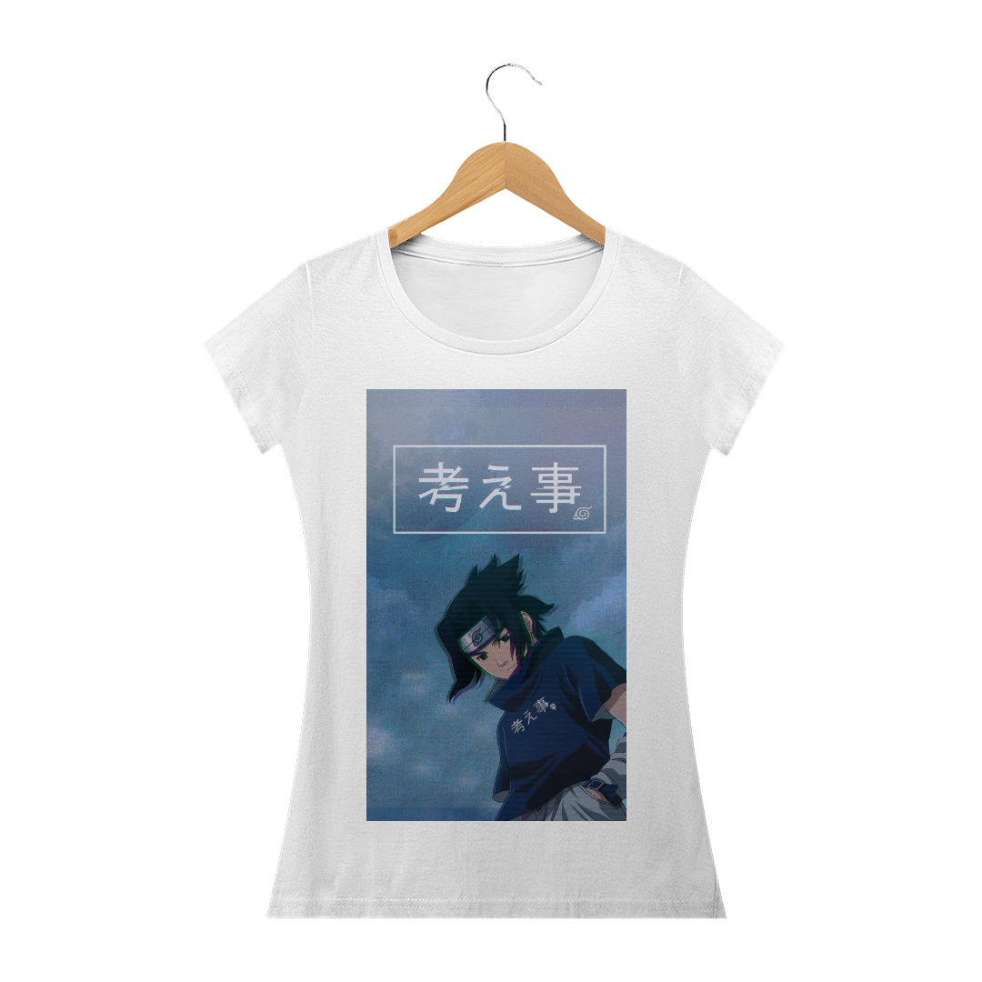 Nome do produto  Camiseta Feminina Sasuke Sad
