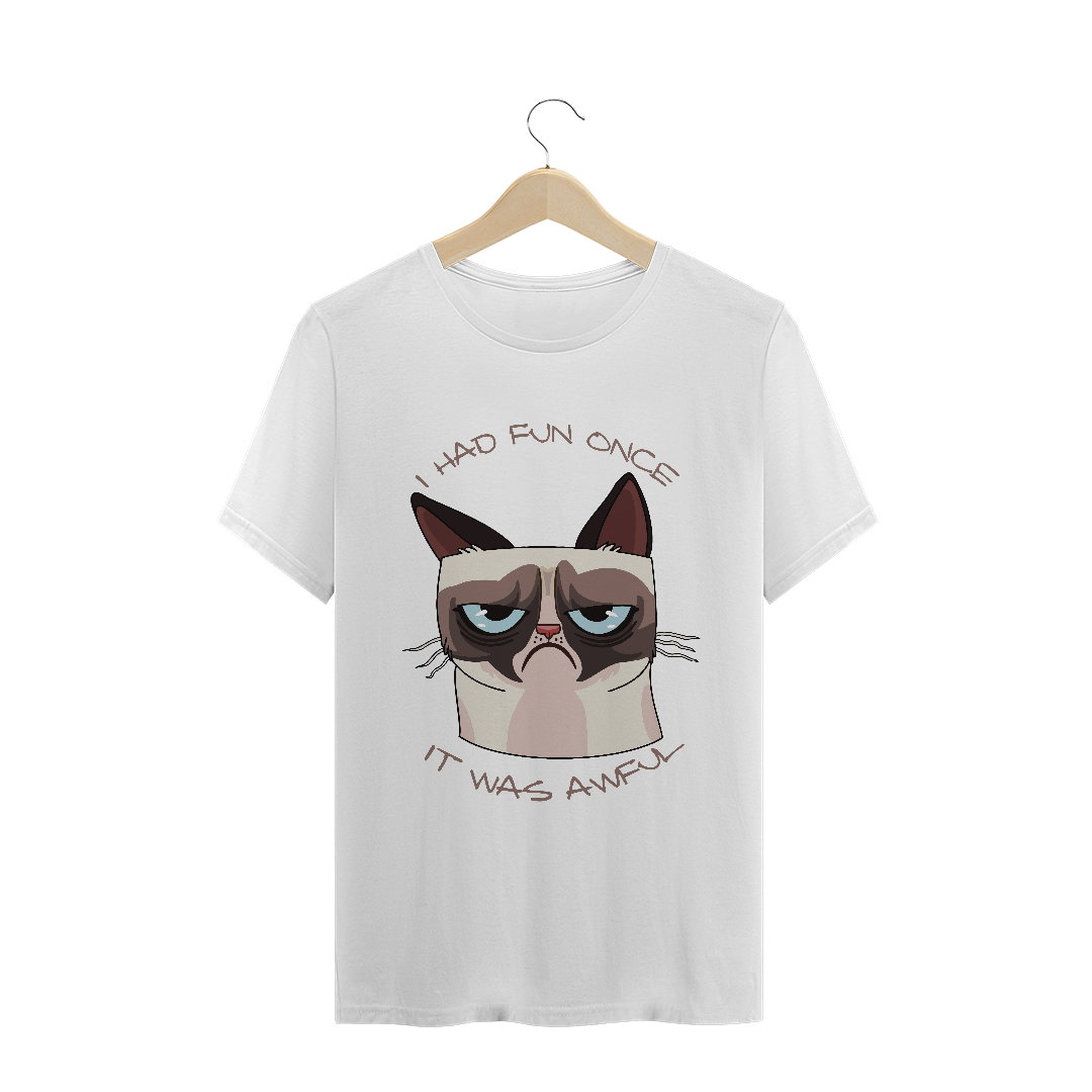 Nome do produto  Grumpy cat - I had fun once 1 (Básica)