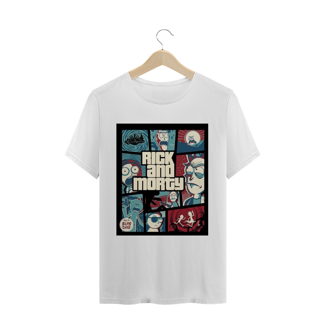Nome do produto  Camiseta Masculina Rick and Morty