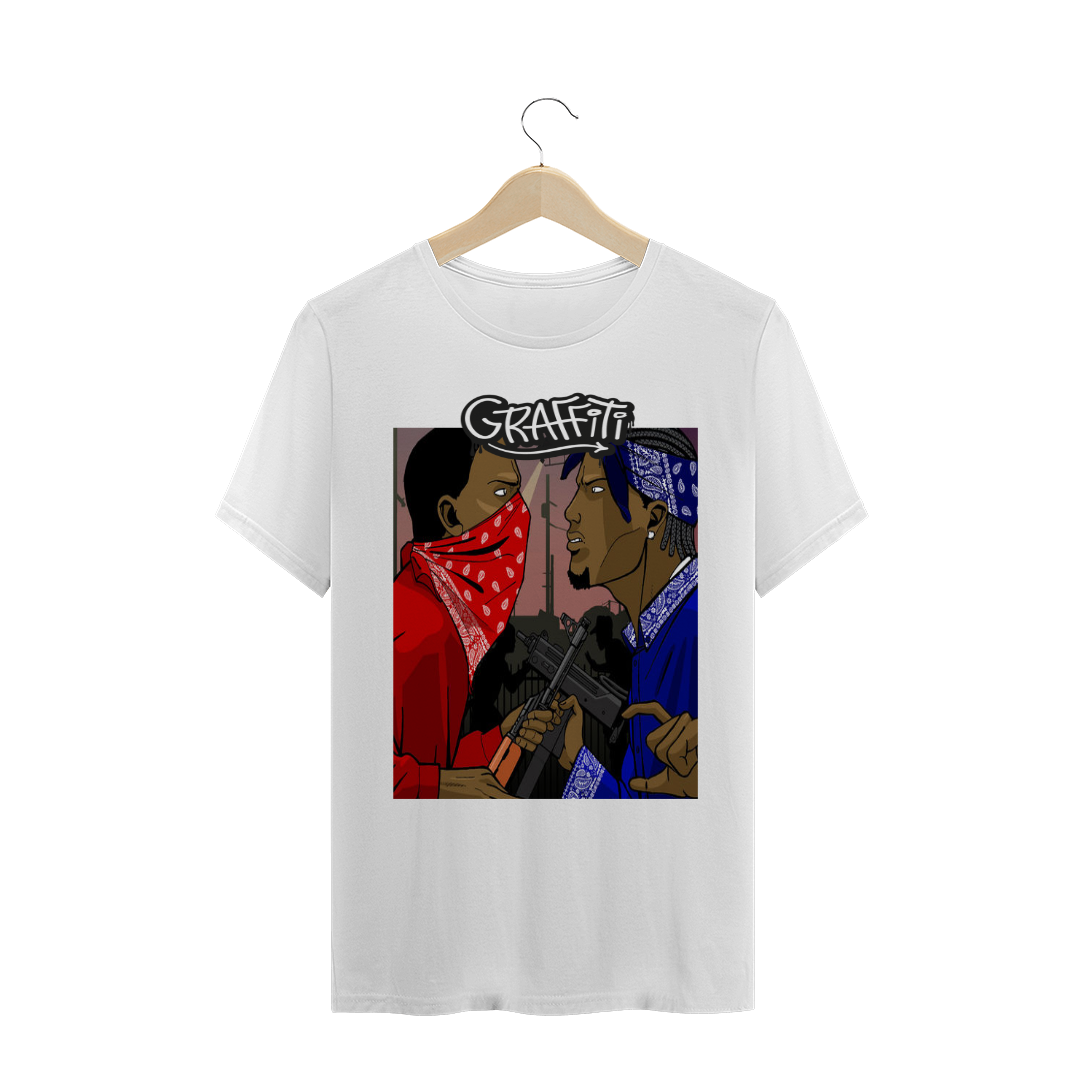 Nome do produto: Camiseta Bloods vs Crips - Insano