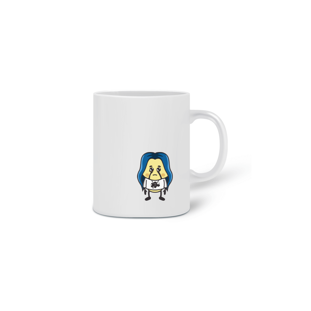 Nome do produto  Caneca Pipoquinha Eilish Azul