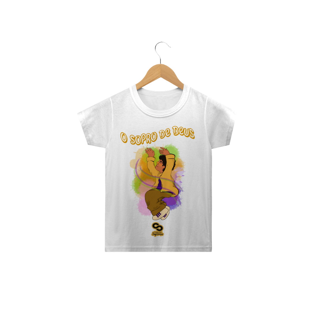 Nome do produto  CAMISETA INFANTIL - O SOPRO DE DEUS (B)