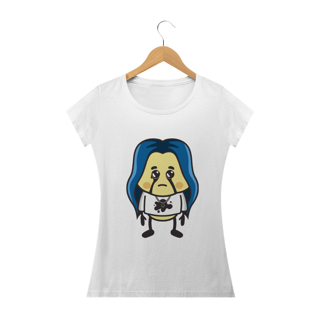 Nome do produto  Baby Look Premium Pipoquinha Billie Azul