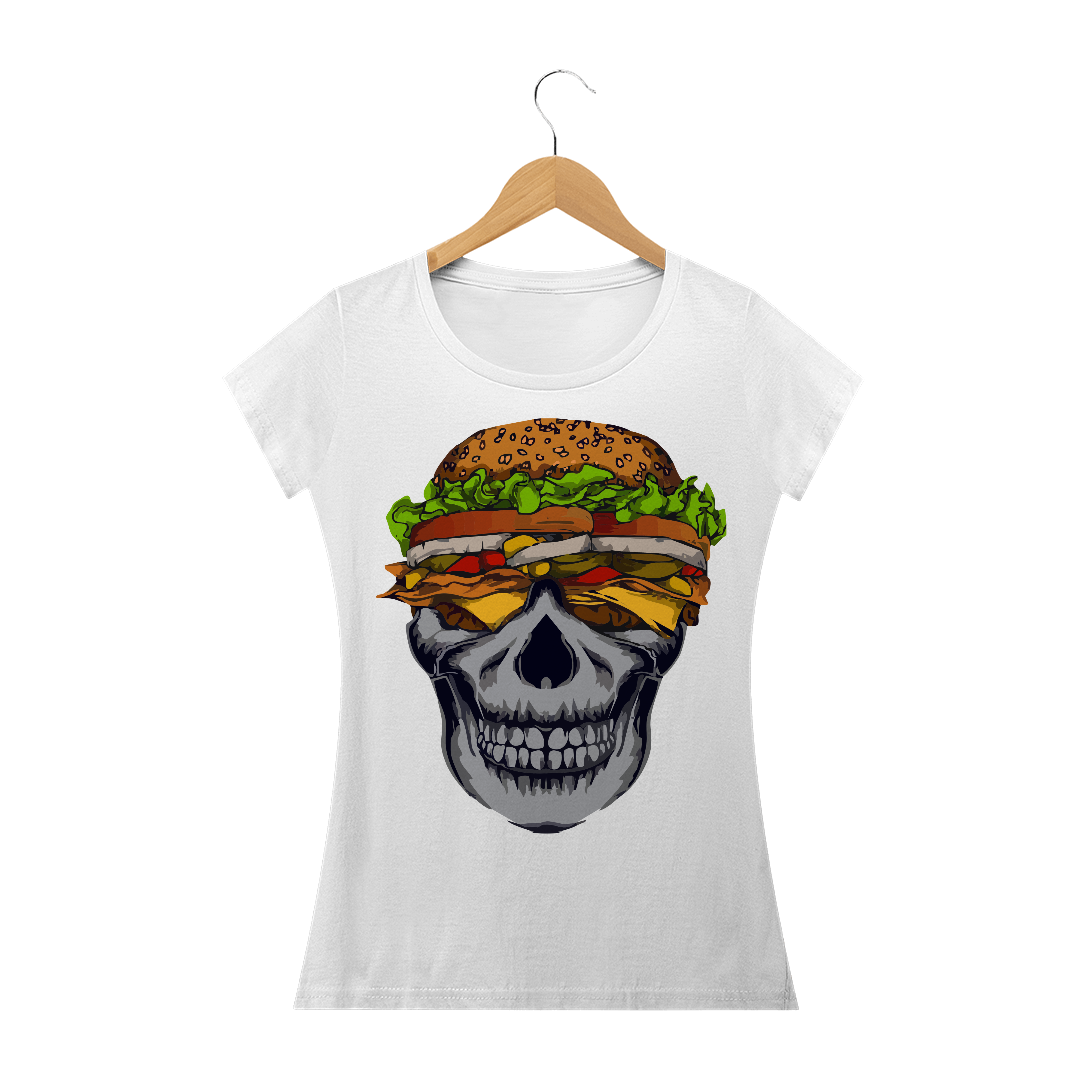 Nome do produto  Camiseta Feminina Caveira