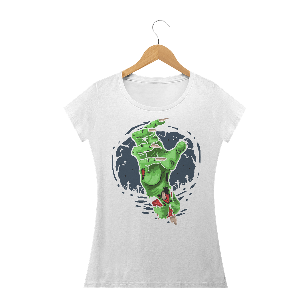 Nome do produto  Camiseta Feminina Zumbi