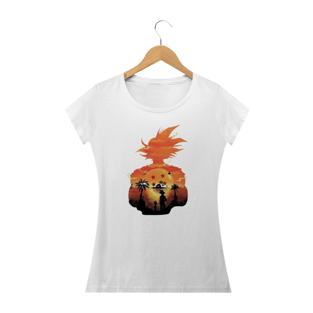 Nome do produto  Camiseta Feminina Goku