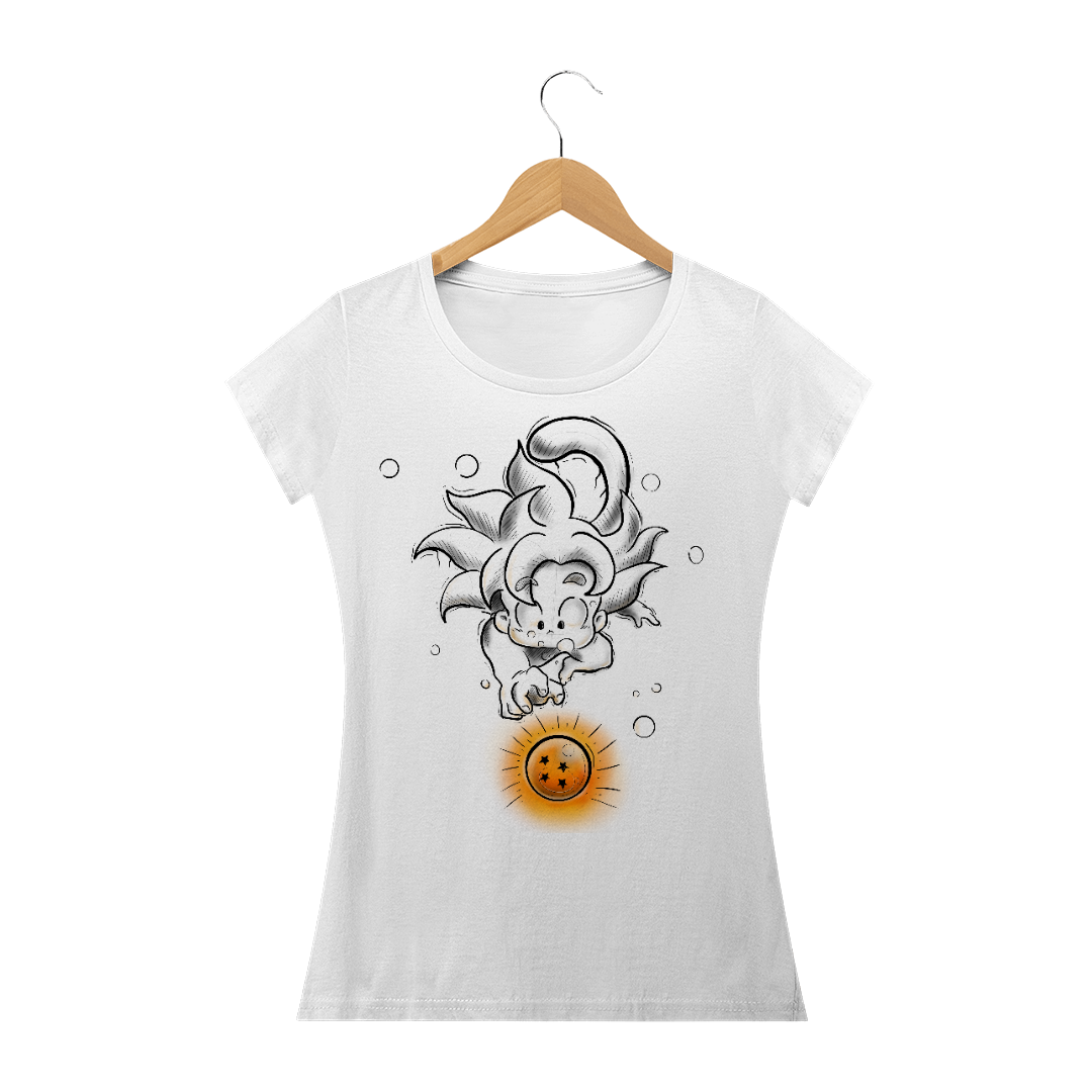Nome do produto  Goku - Dragon ball (Camiseta feminina)