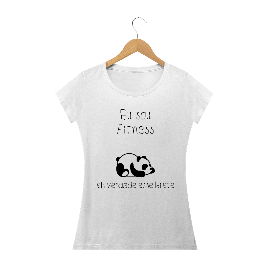 Nome do produto  Eu sou Fitness (Baby Long - Branca)