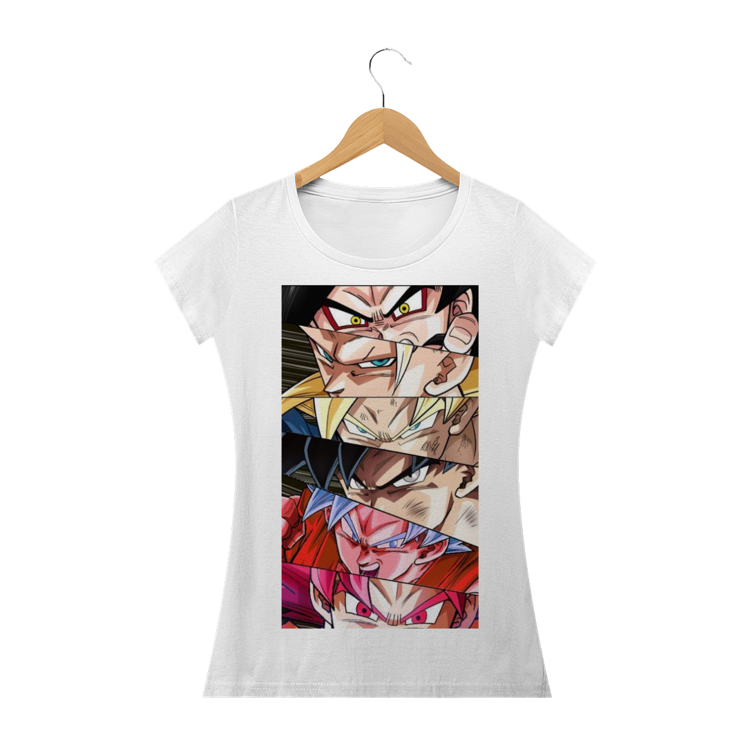 Nome do produto: Camiseta Feminina Goku
