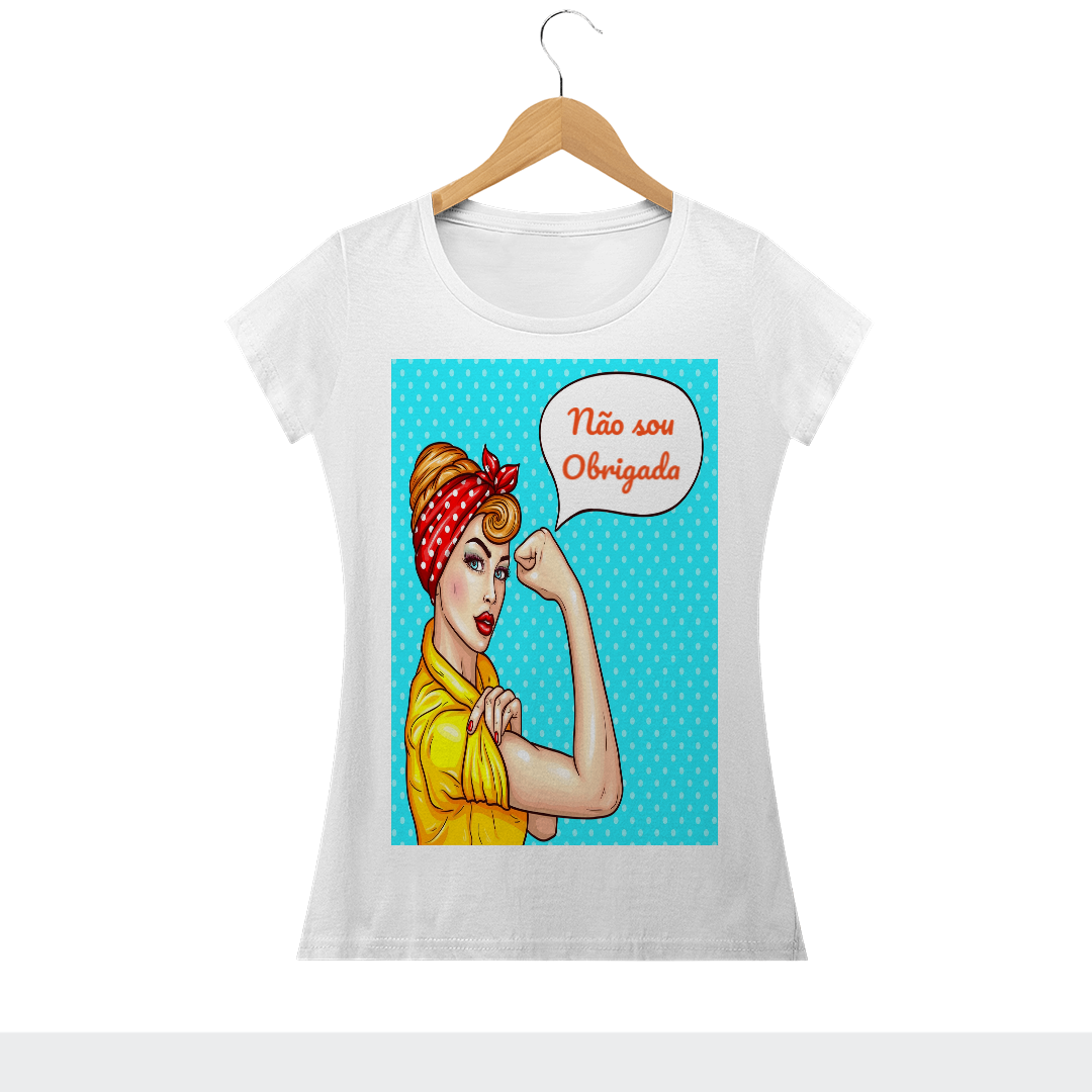Nome do produto: Baby look Vintage Art Pinup