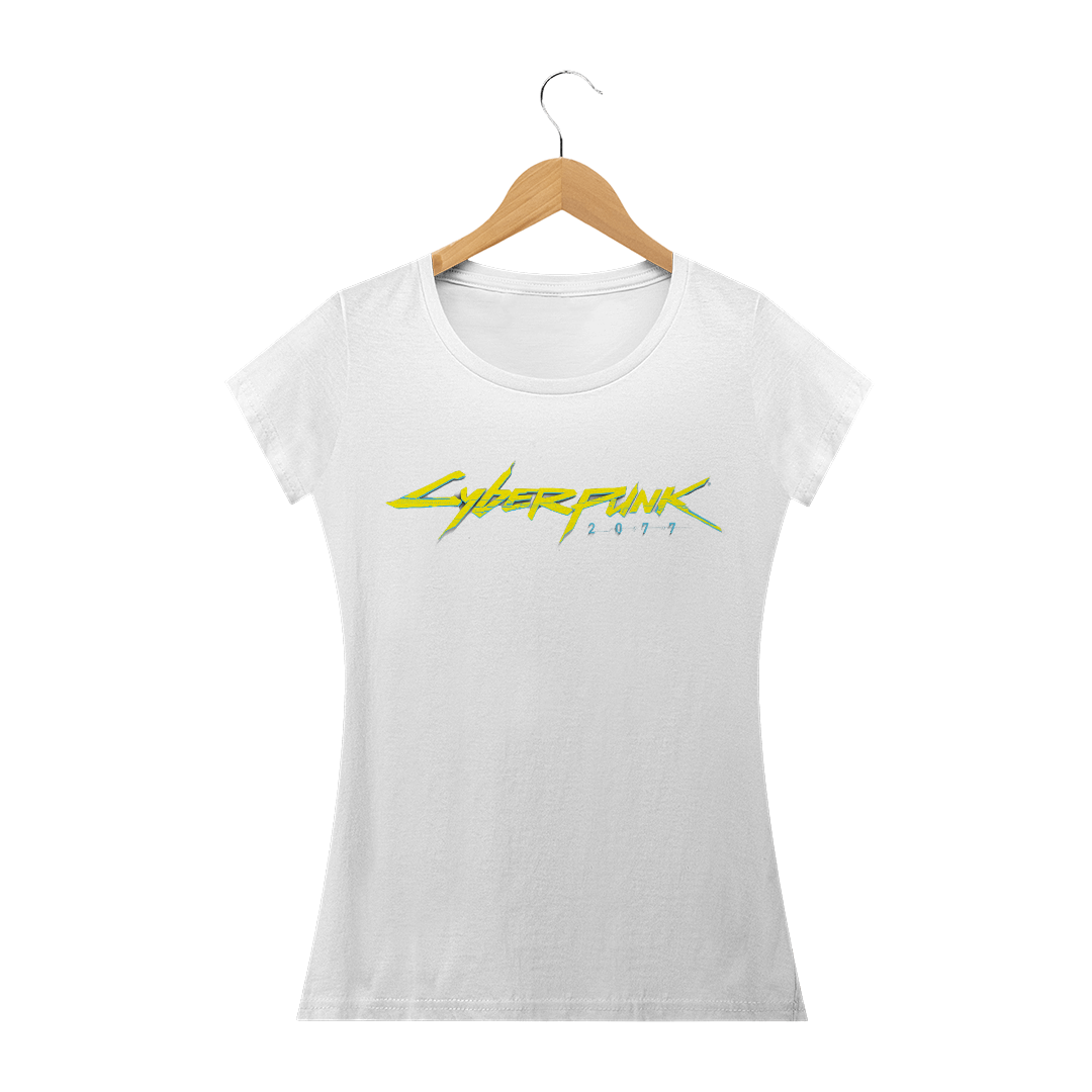 Nome do produto  Camiseta Feminina Cyberpunk 2077