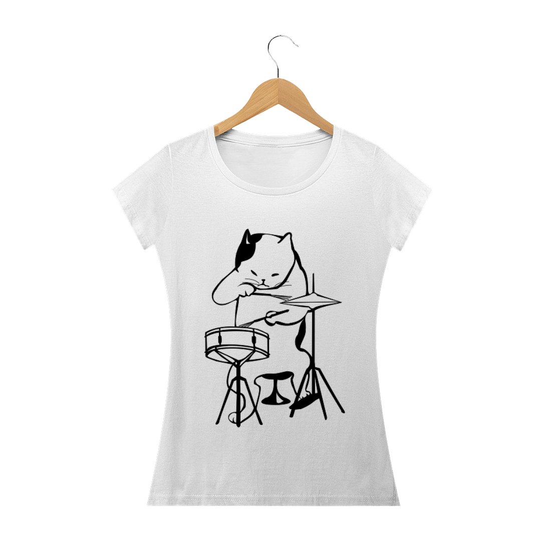 Nome do produto  Gato baterista feminina