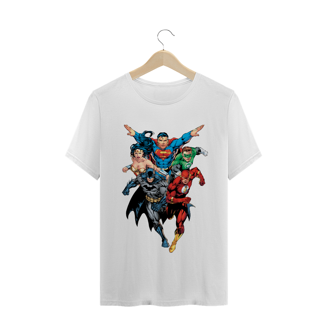 Nome do produto  T-Shirt Liga Justiça