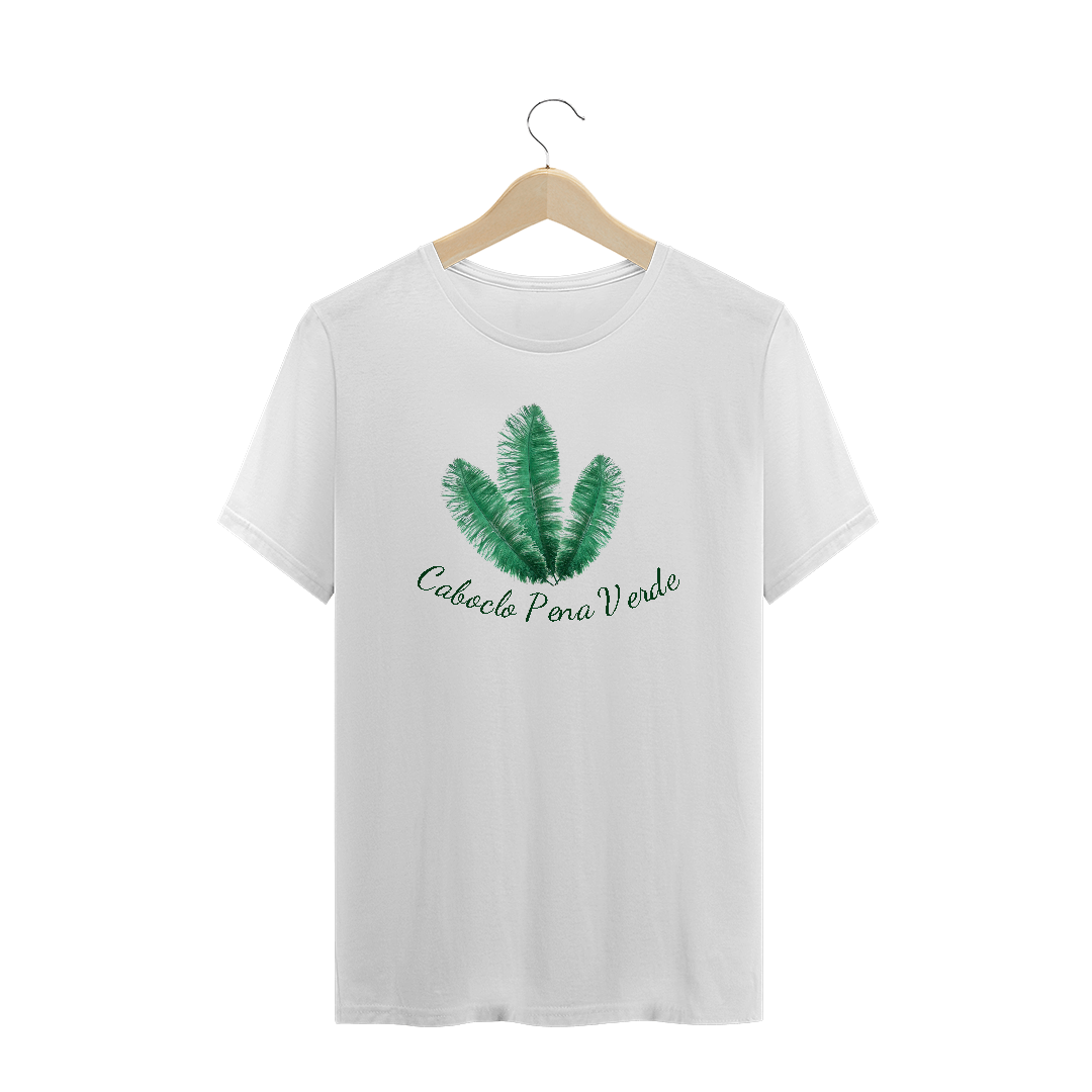 Nome do produto  Camiseta Quality #Caboclo Pena Verde