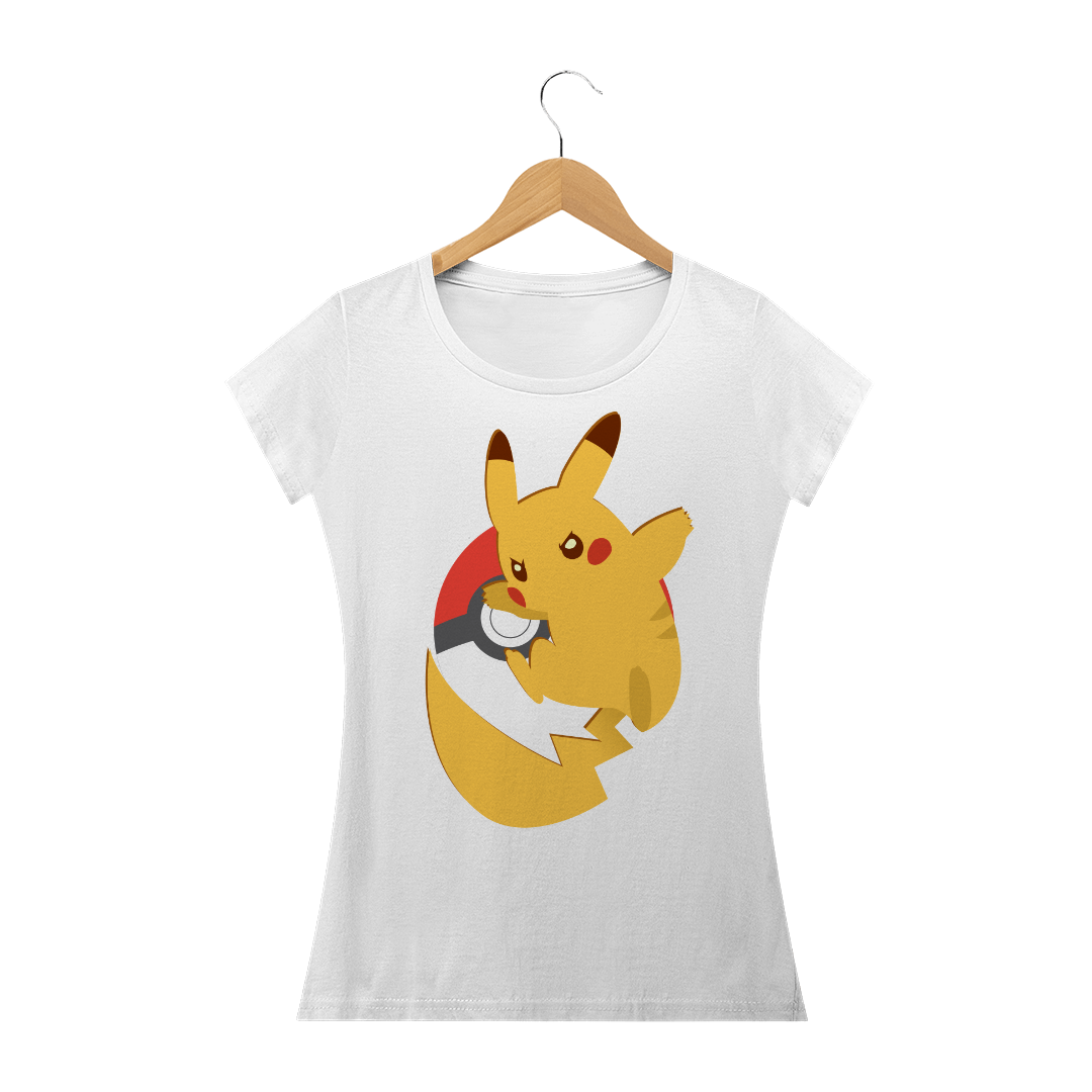 Nome do produto: Pikachu - Pokémon (Camiseta feminina)