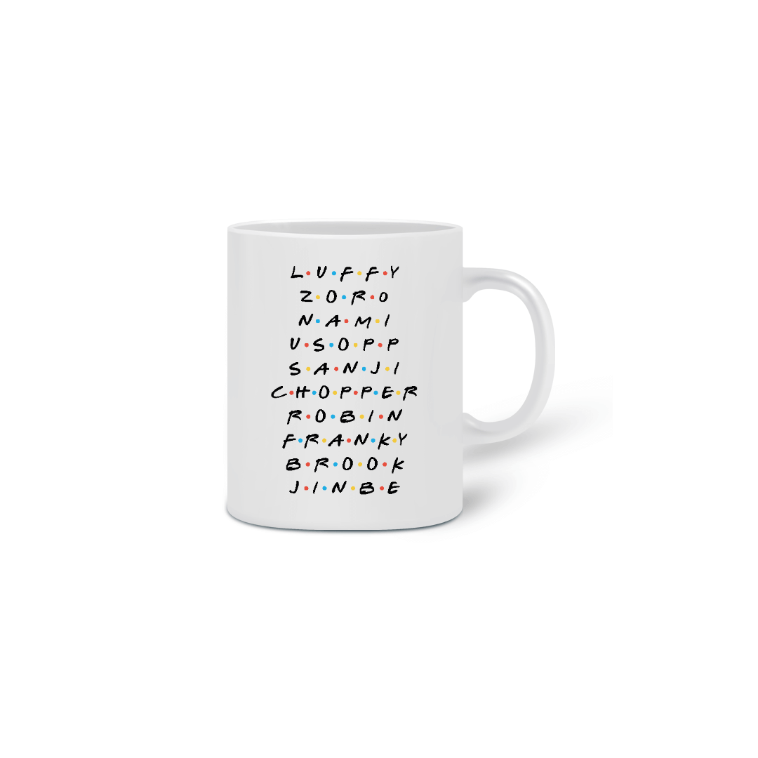 Nome do produto  Caneca - One Piece Friends