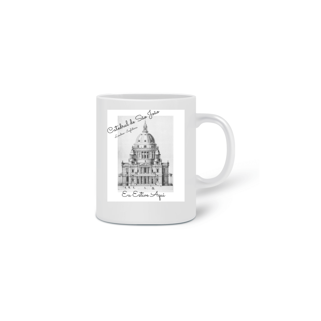Nome do produto  Caneca Catedral São João - Londres - Série 