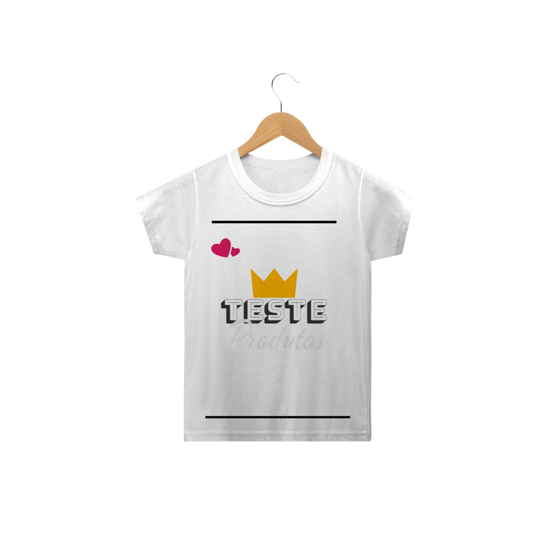 Nome do produto  camiseta infantil