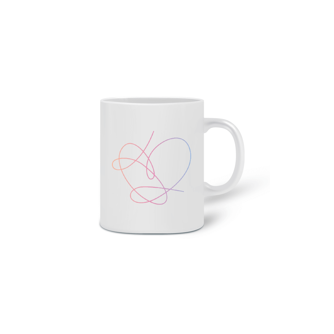 Nome do produto  caneca bts kpop - Love Yourself
