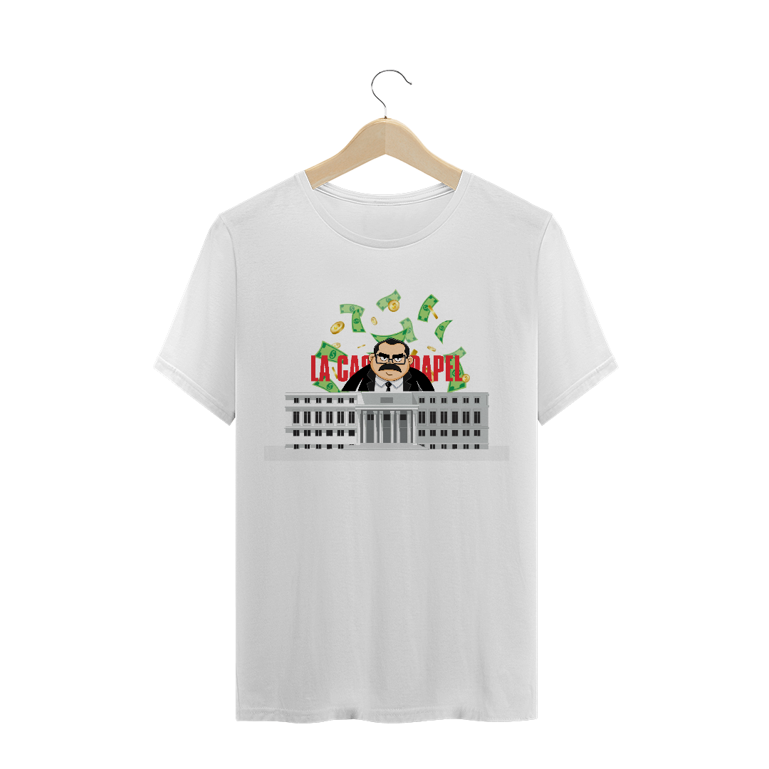 Nome do produto: Camiseta Masculina La Casa de Papel
