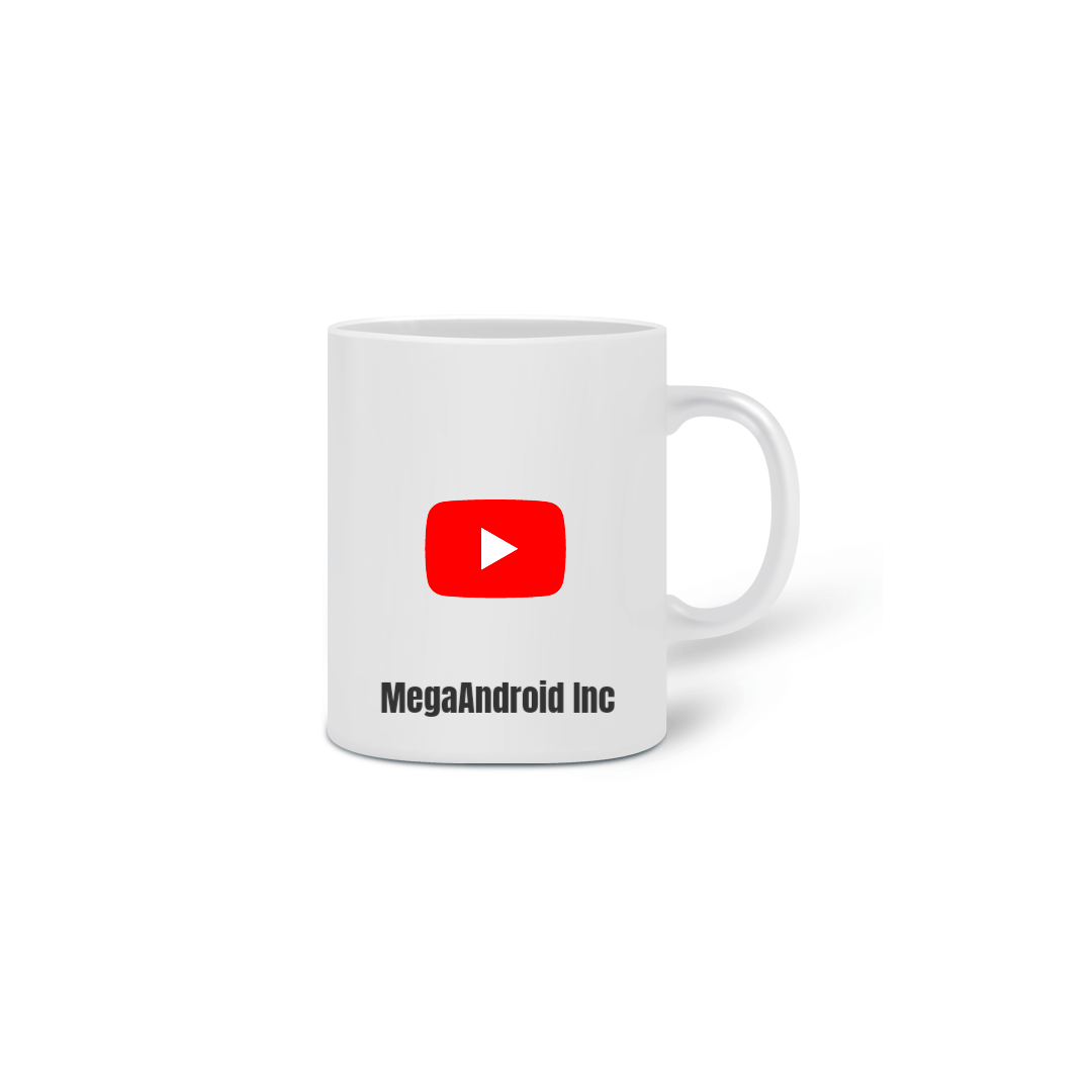 Nome do produto  Caneca do YouTube canal MegaAndroid Inc