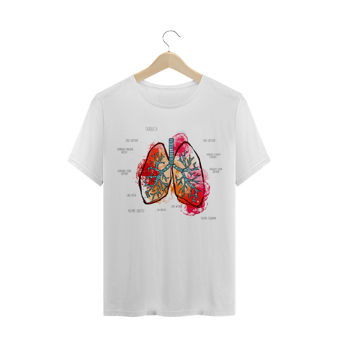 Nome do produto  T-Shirt - Pulmão