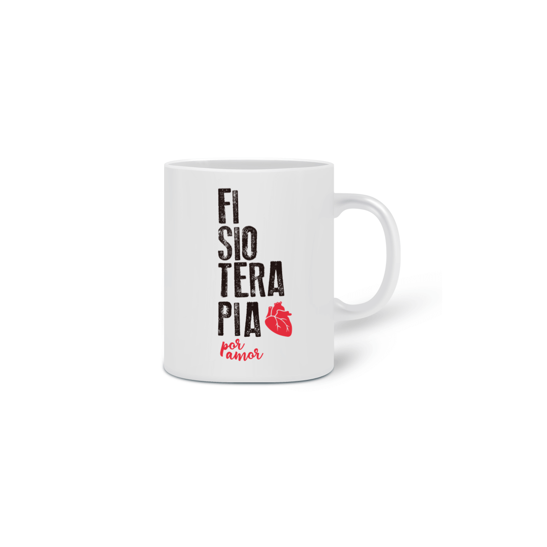 Nome do produto: Caneca Fisioterapia por amor