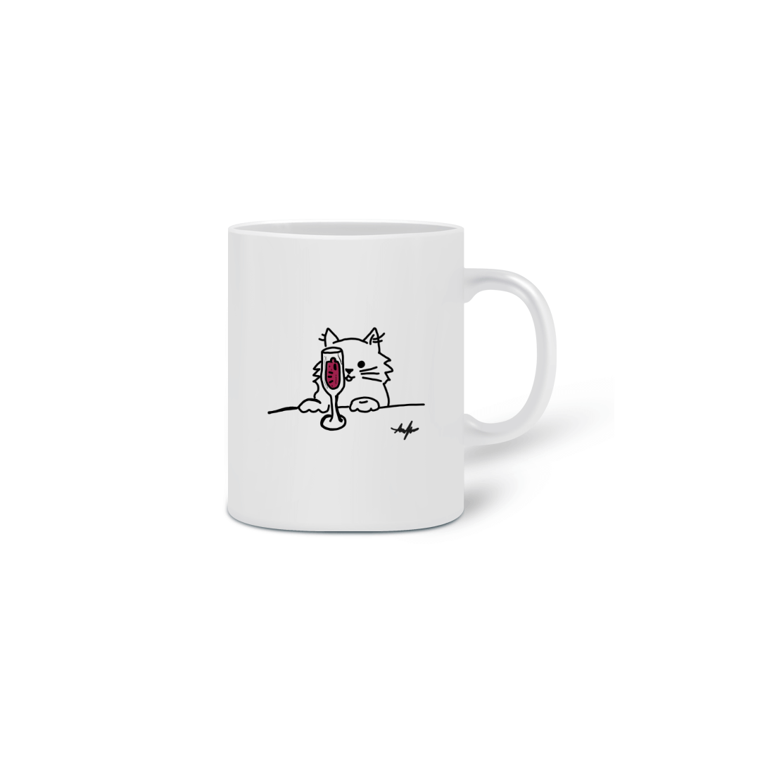 Nome do produto: O Gato e o vinho