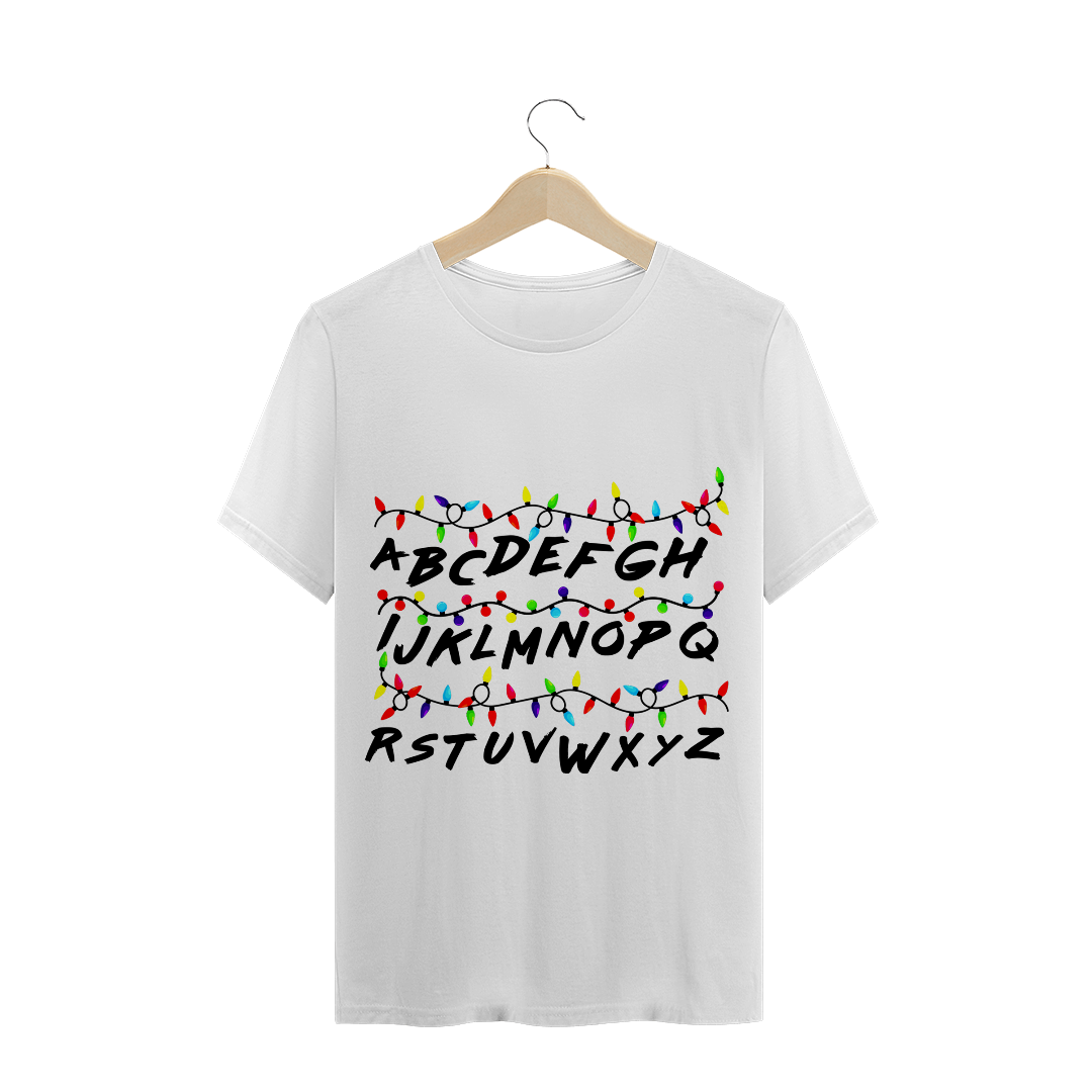 Nome do produto  Camiseta stranger things luzes