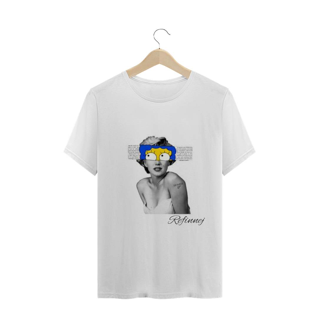 Nome do produto  Camiseta de Marilyn Monroe,Marge Simpson