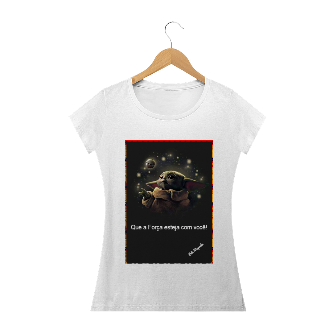 Nome do produto  Baby Yoda Força Baby Look