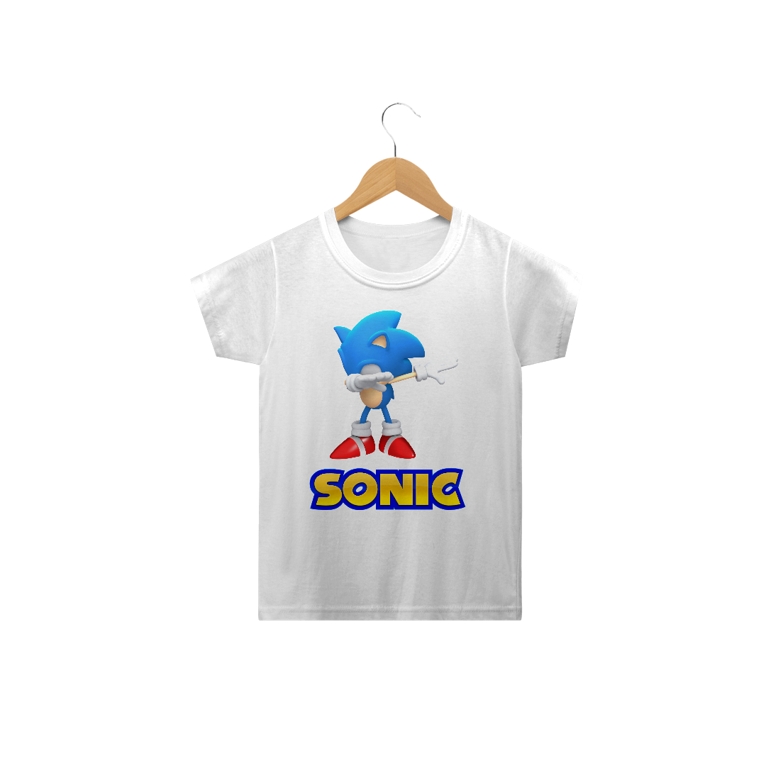 Nome do produto  Camiseta Infantil Sonic