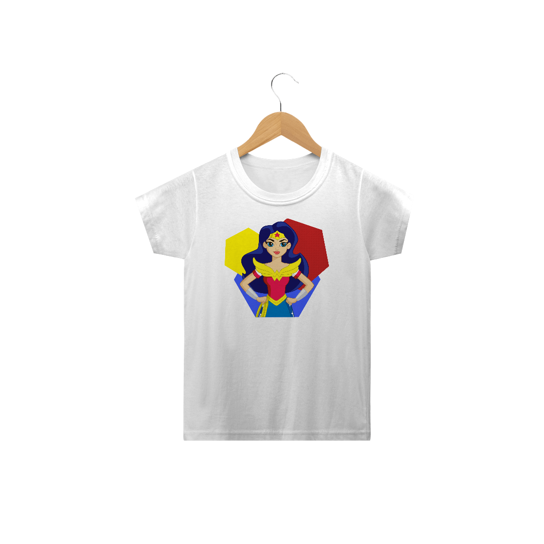 Nome do produto  Camiseta Infantil Super Hero Girls