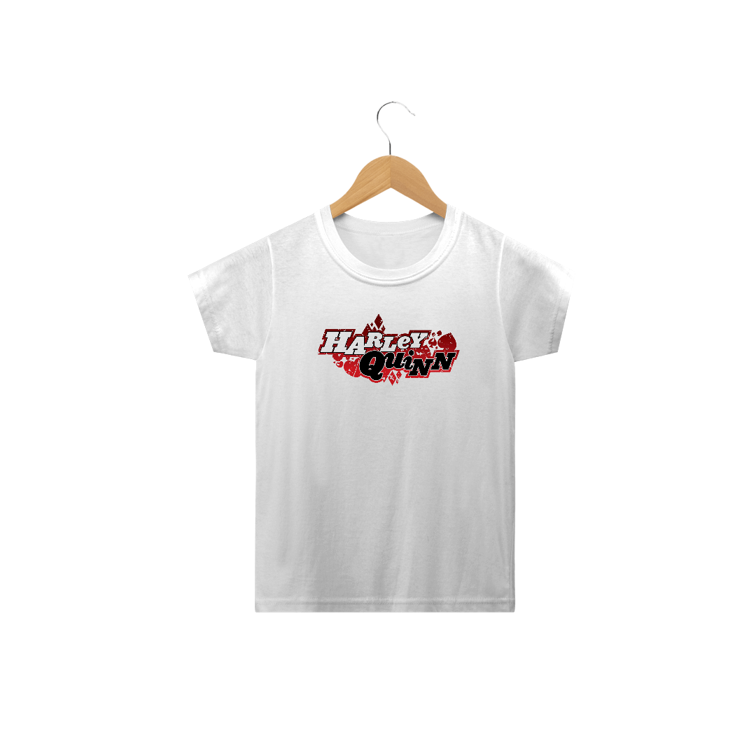 Nome do produto  Camiseta Infantil Arlequina