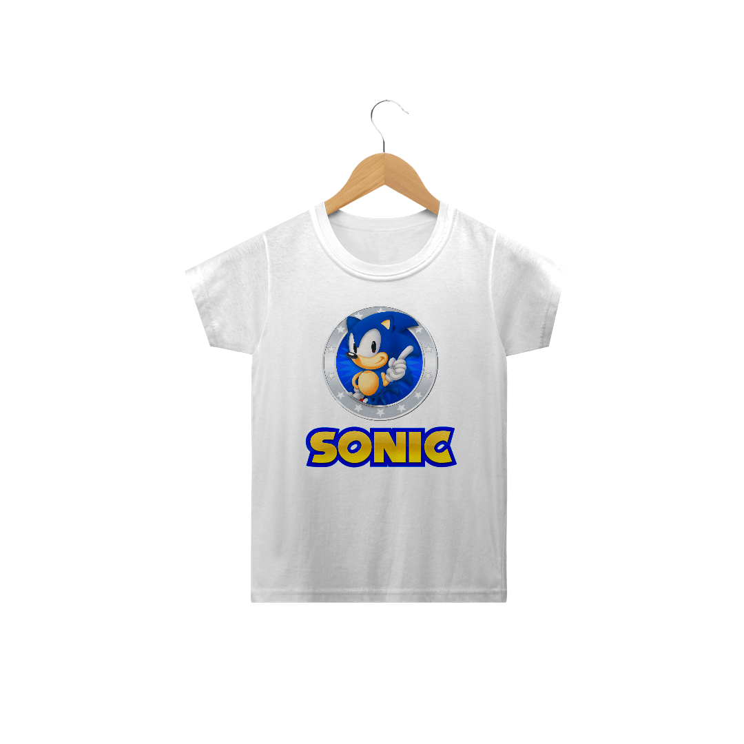 Nome do produto  Camiseta Infantil Sonic