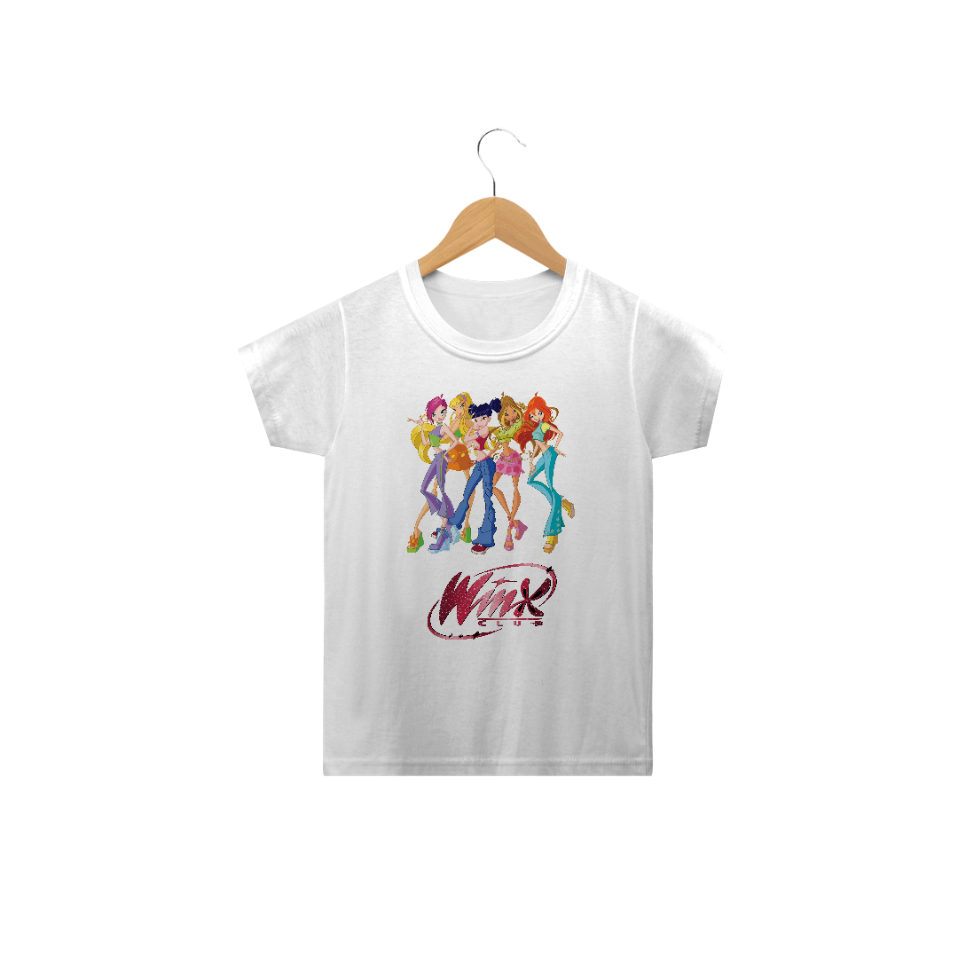 Nome do produto  Camiseta Infantil Winx
