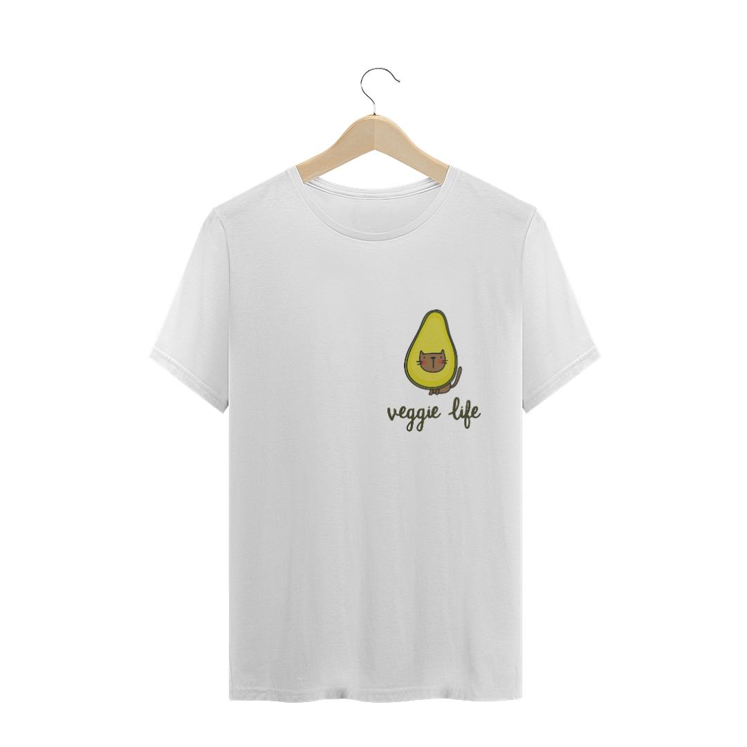 Nome do produto  Camiseta Vegana Gatinho Avocado