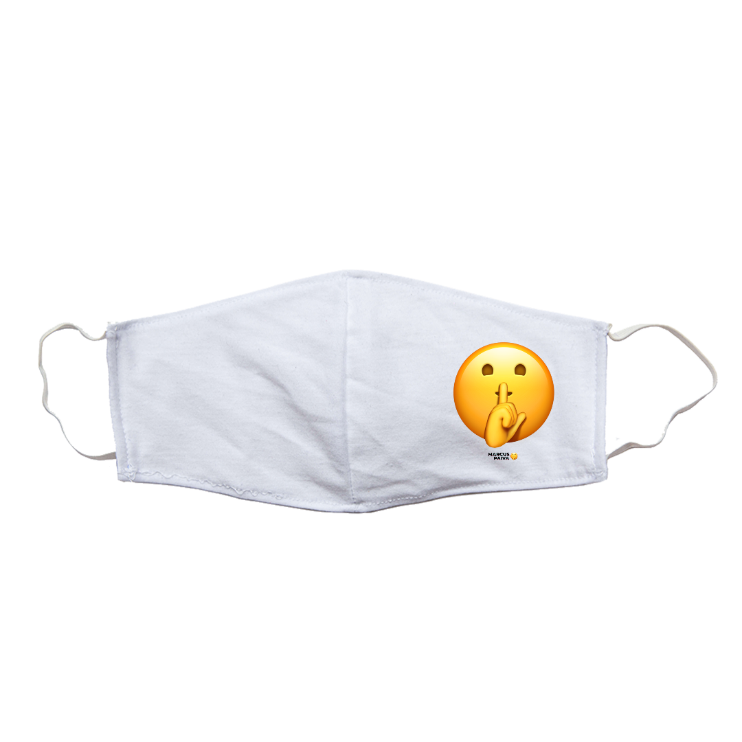 Nome do produto: Máscara Emoji Shhh Vazado