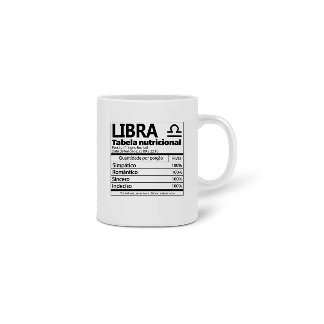 Nome do produto  Caneca - Libra - kk