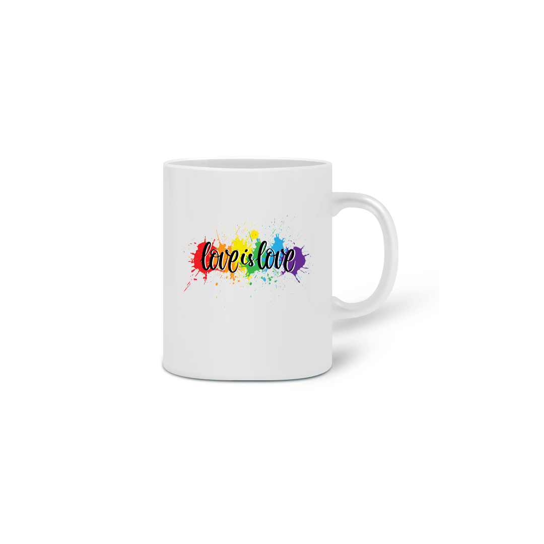 Nome do produto  Caneca Love is Love Ink