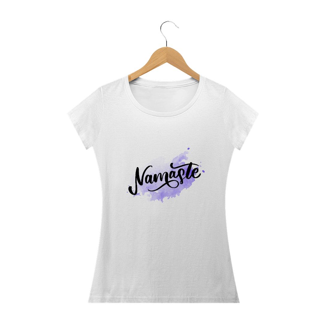Nome do produto  CAMISETA BABYLOOK YOGA NAMASTE
