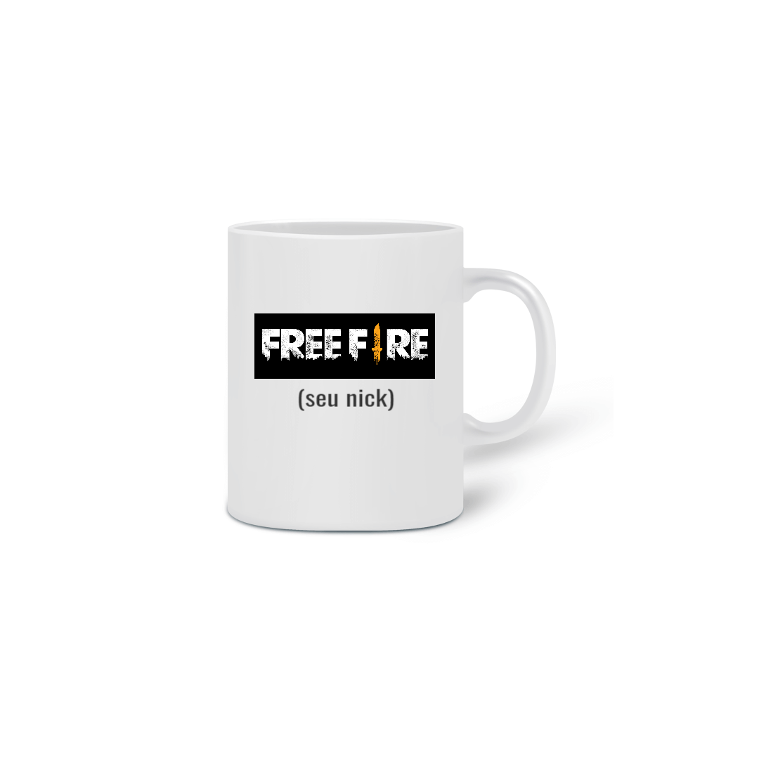 Nome do produto  Caneca  Personalizada Free Fire
