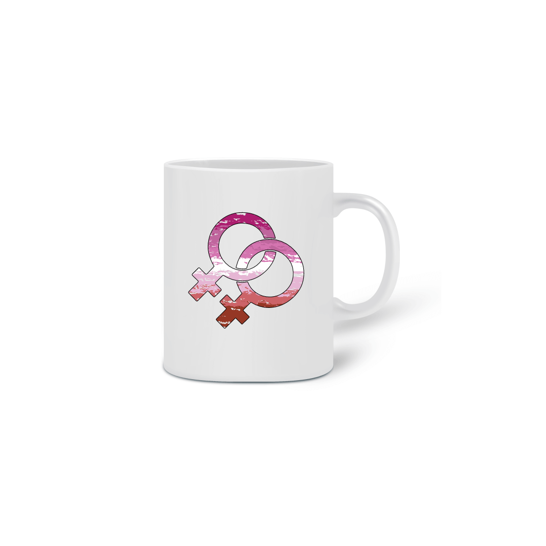 Nome do produto  Caneca Symbol Lesbian