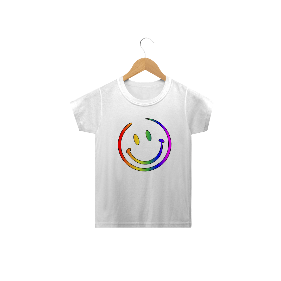 Nome do produto  T-shirt KID (infantil) Smile Color