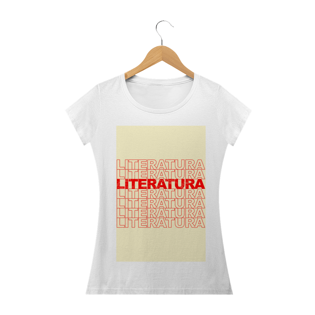 Nome do produto  Camiseta Literatura