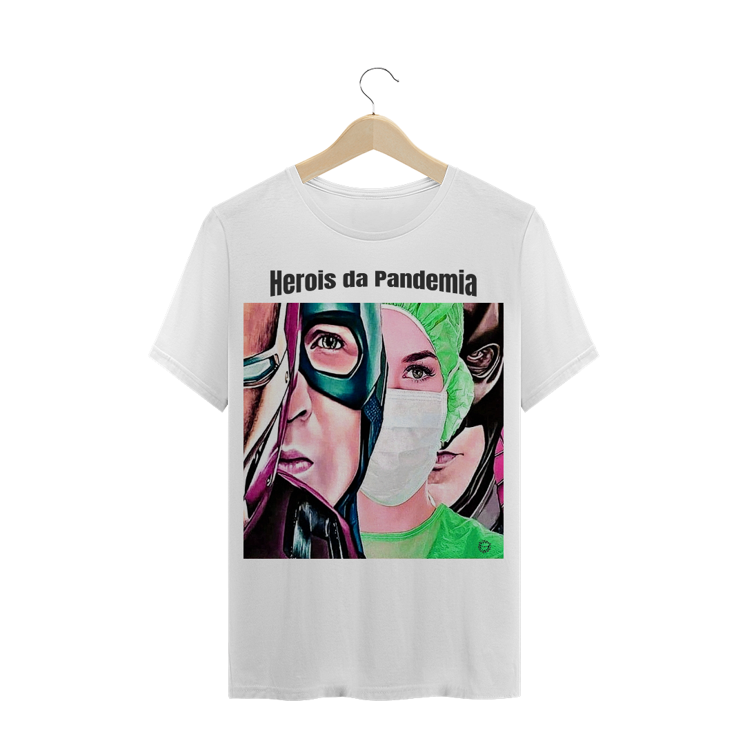 Nome do produto  Camiseta Herois da Pandemia