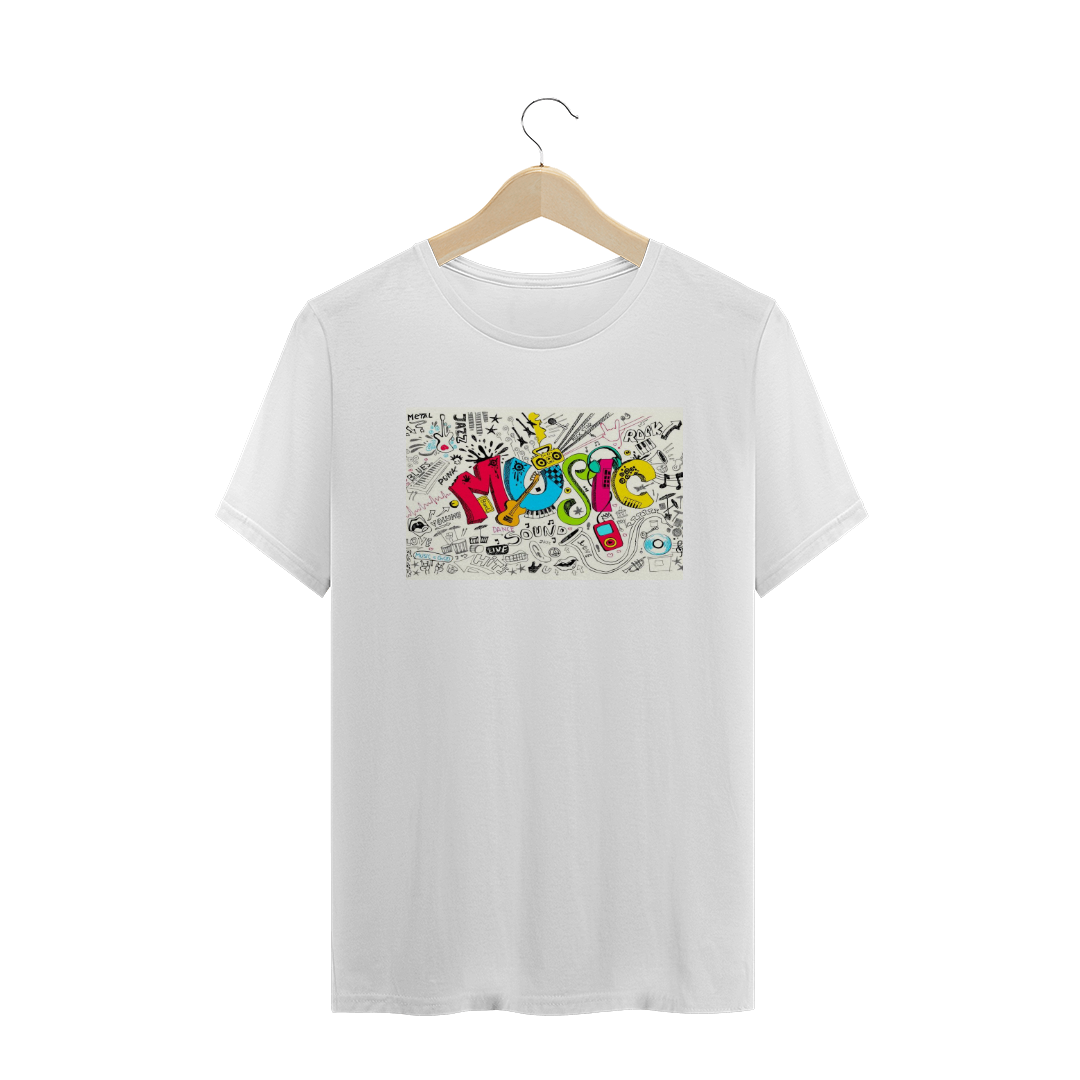 Nome do produto  Camisa tema músicos  