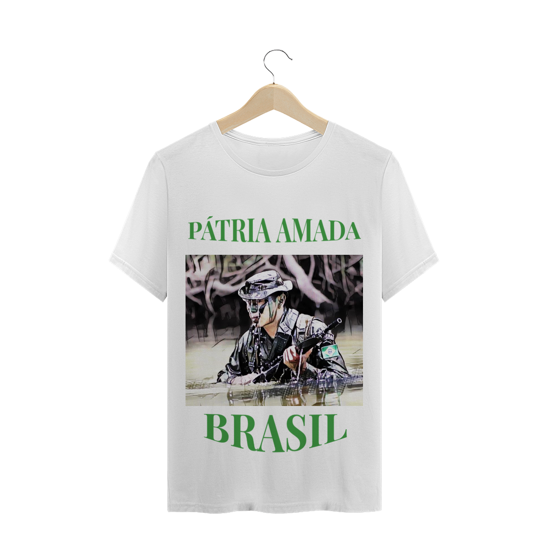 Nome do produto  Camiseta Pátria Amada Brasil